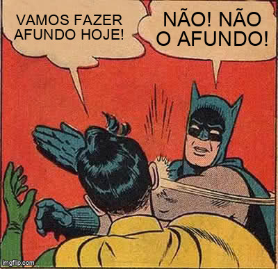 Batman sabe que afundo é território proibido.