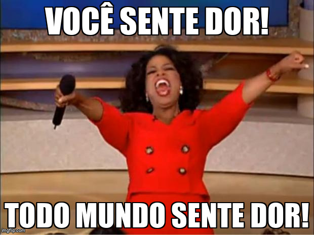 Quando o afundo distribui dor igual Oprah distribui presentes.