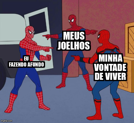 A clássica ameaça tripla do afundo.