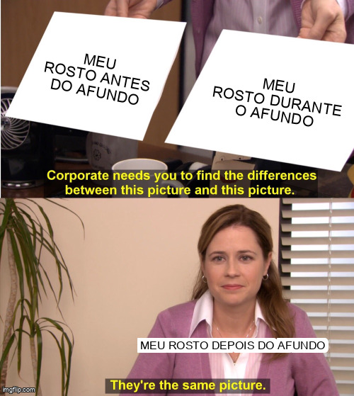 Não importa quando, o afundo não melhora meu rosto.
